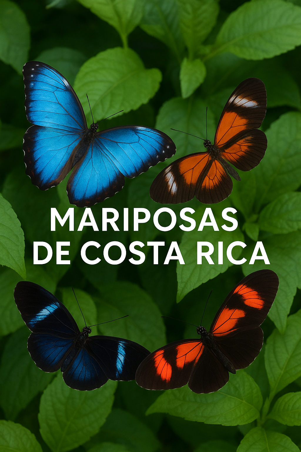 Morning Walk. Plegable MARIPOSAS